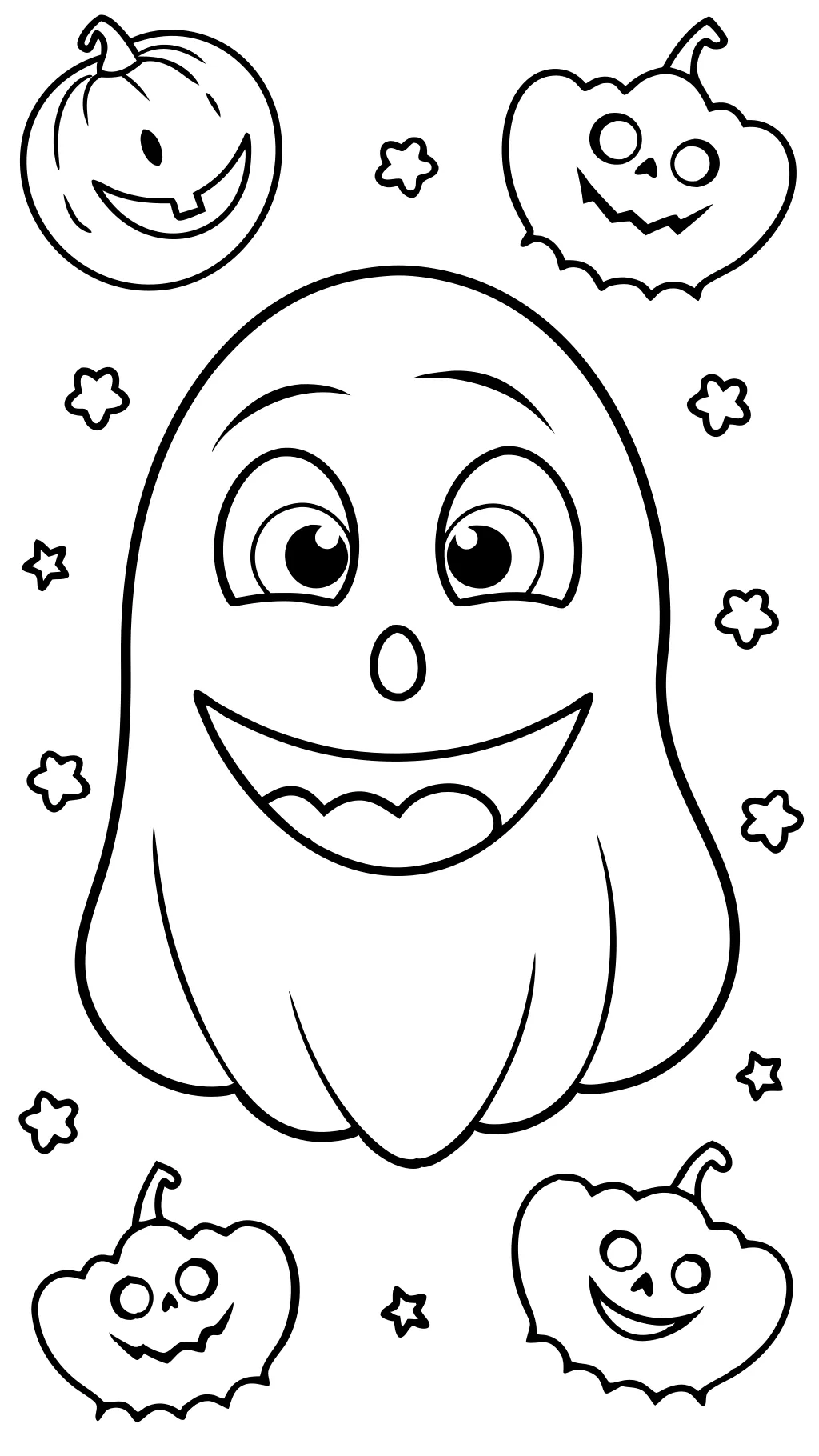 Coloriage Face fantôme